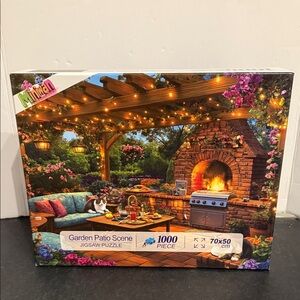 Miniwan Garden Patio Scene 1000-piece jigsaw puzzle for adults SALE🔴2/$20🔴
